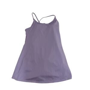 Halara Tennis Dress Crossover Strap Back Sleeveless Purple